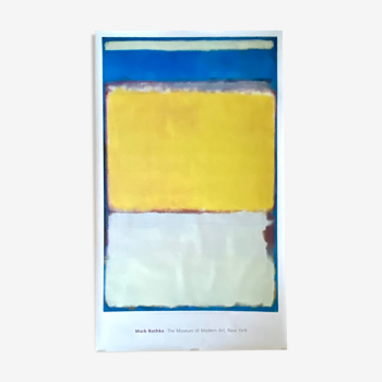 Mark Rothko poster from the Museum of Modern Art, New York (MoMA)