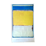 Mark Rothko poster from the Museum of Modern Art, New York (MoMA)