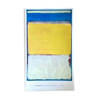 Affiche originale du musée d’Art moderne de New York (Moma) Mark Rothko - Number 10 -