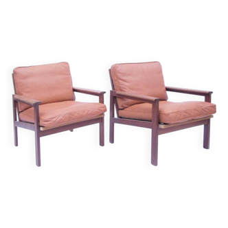 Pair of Danish chairs Capella Illum Wikkelso