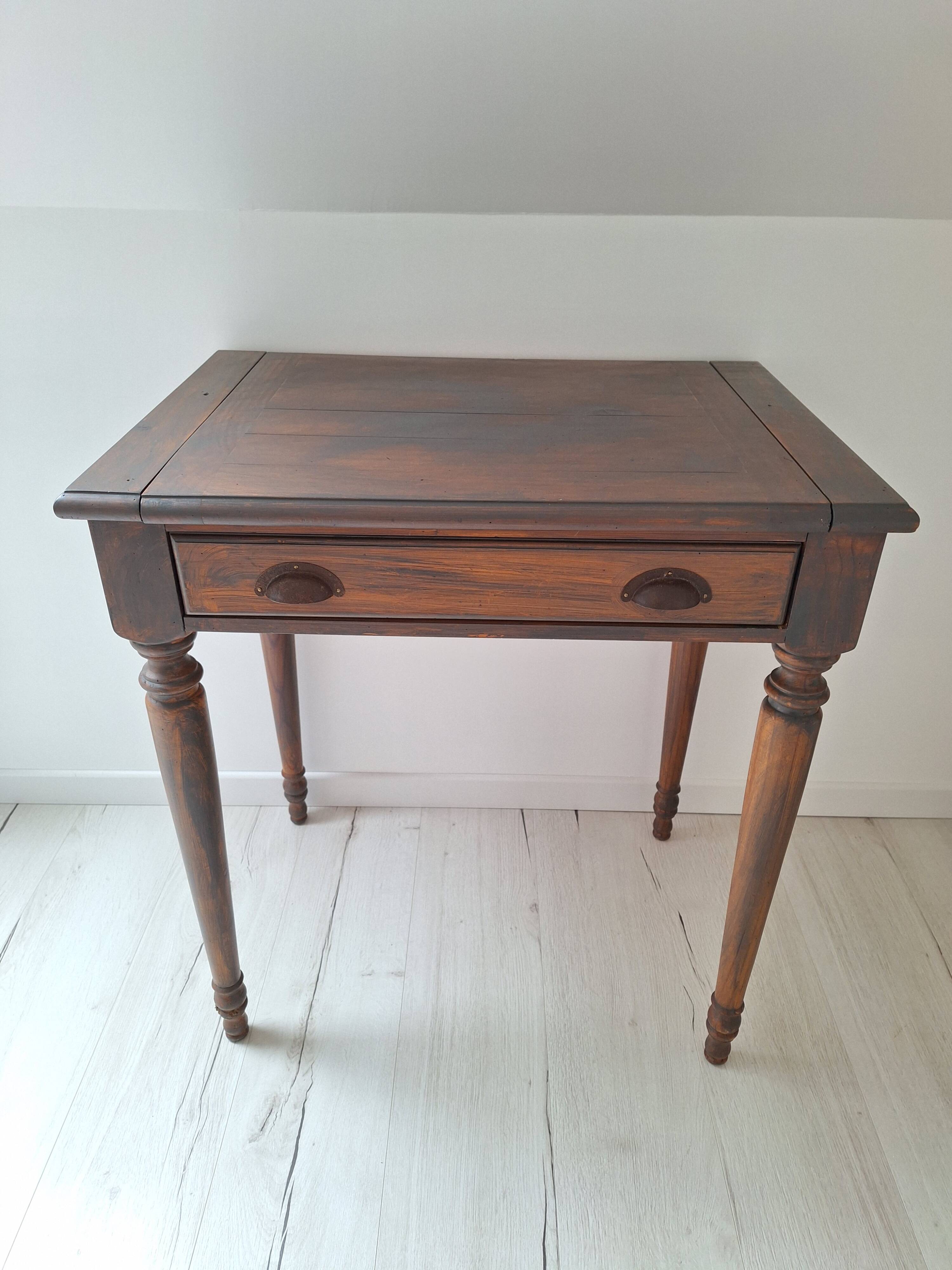 Solid wood desk / side table