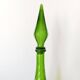 Large glass carafe from Empoli, Italy, vintage