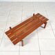 Low bench by Lotos Werkkunst, Germany