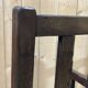 19th century Breton fireplace bench in oak, fir and chestnut