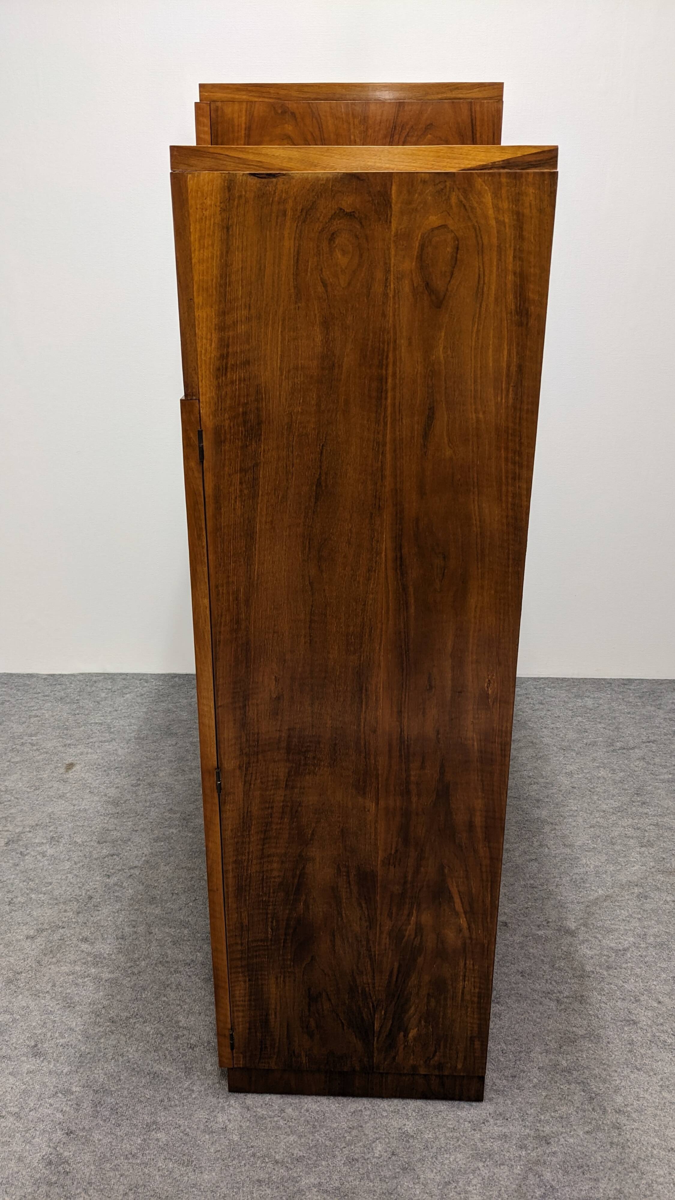 Art Deco burr walnut wardrobe circa 1930