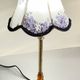 LAMPSHade Plexiglass and Lilac Fabric VINTAGE