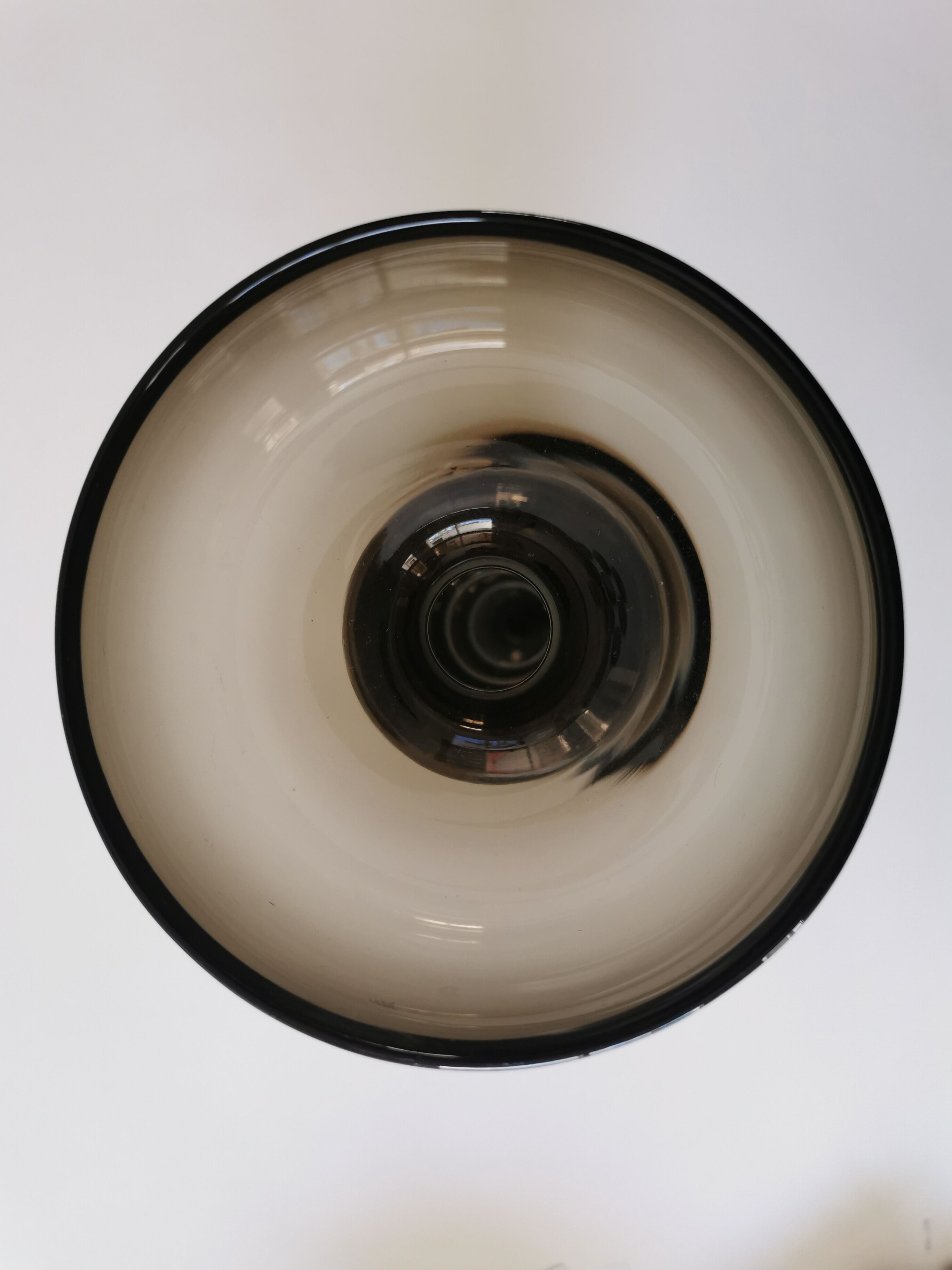 Vase bubble en verre soufflé Space Age années 70
