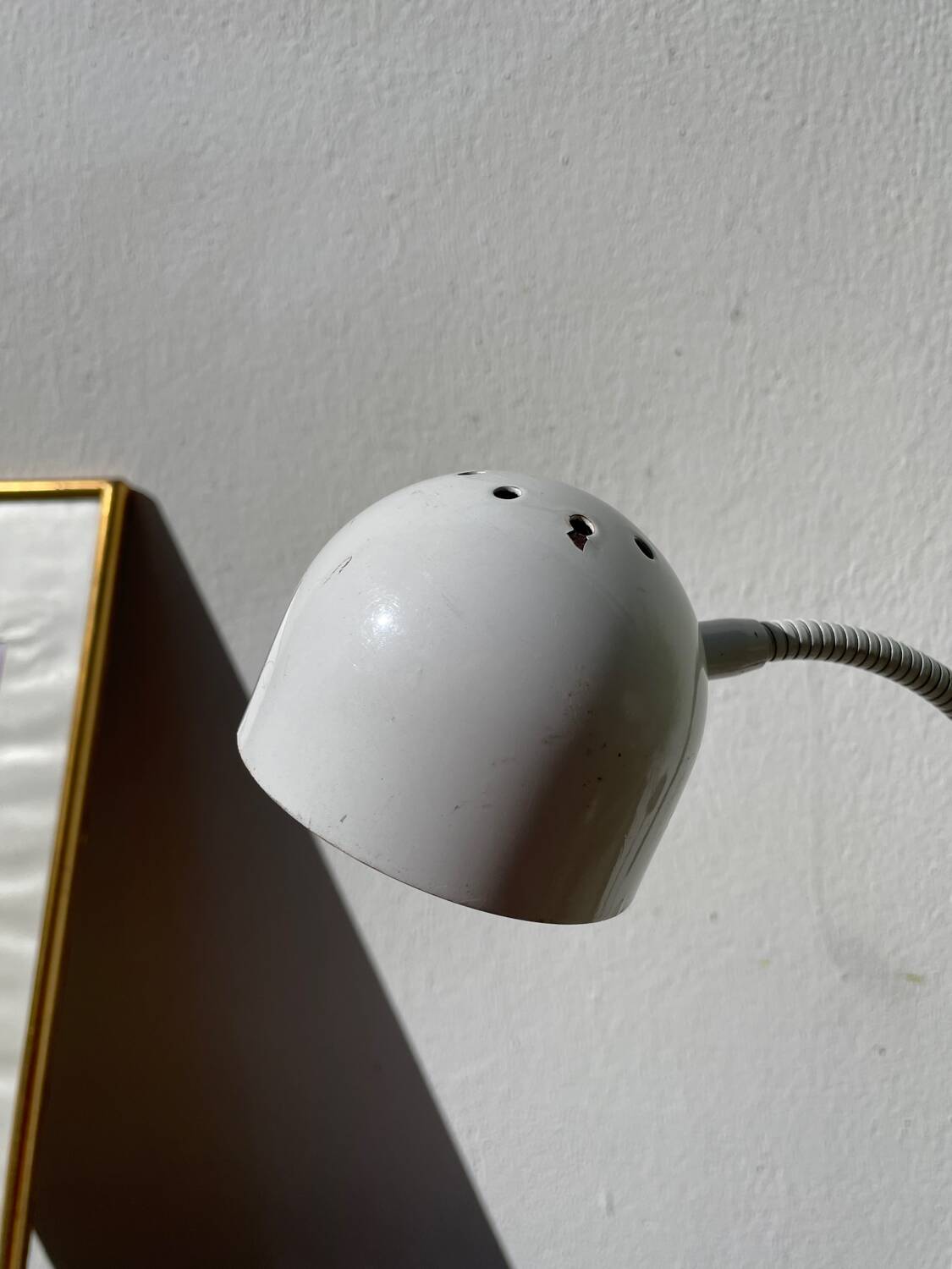 White metal lamp by Brama Italy