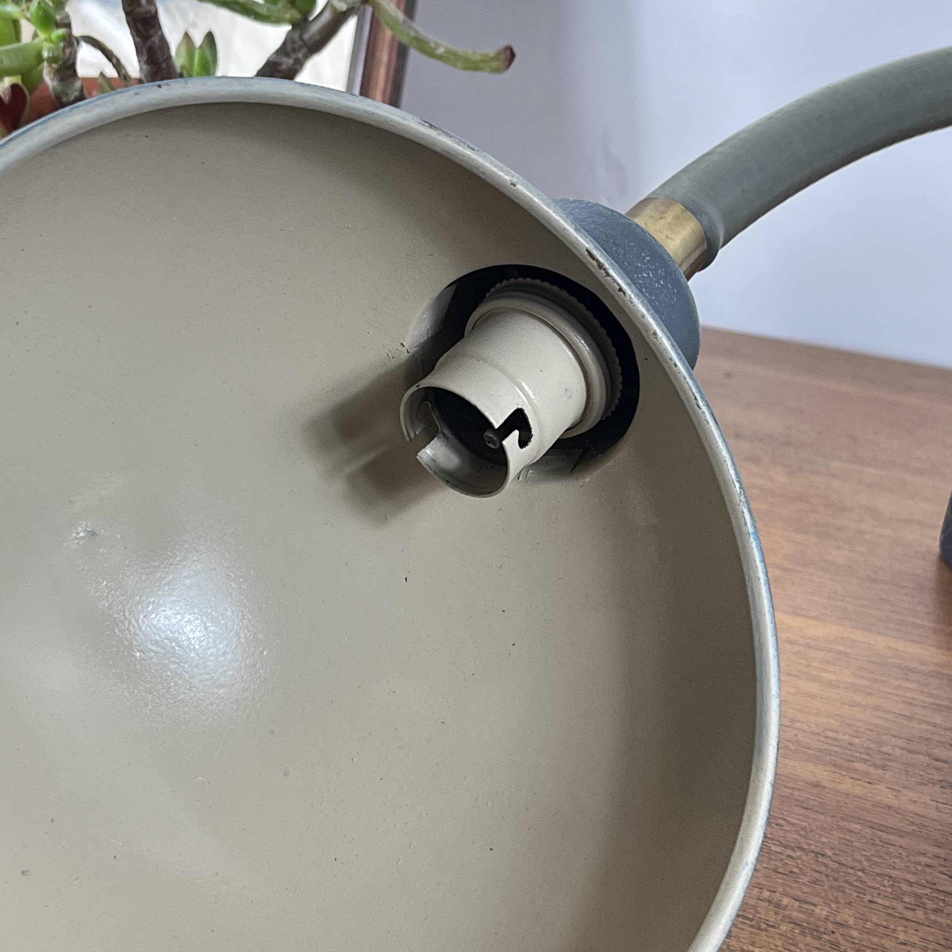Architect's lamp, industrial workshop lamp Adher
