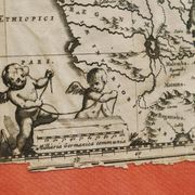 Rare original map of Ethiopia from the 17th century by Willem Janszoon Blaeu.