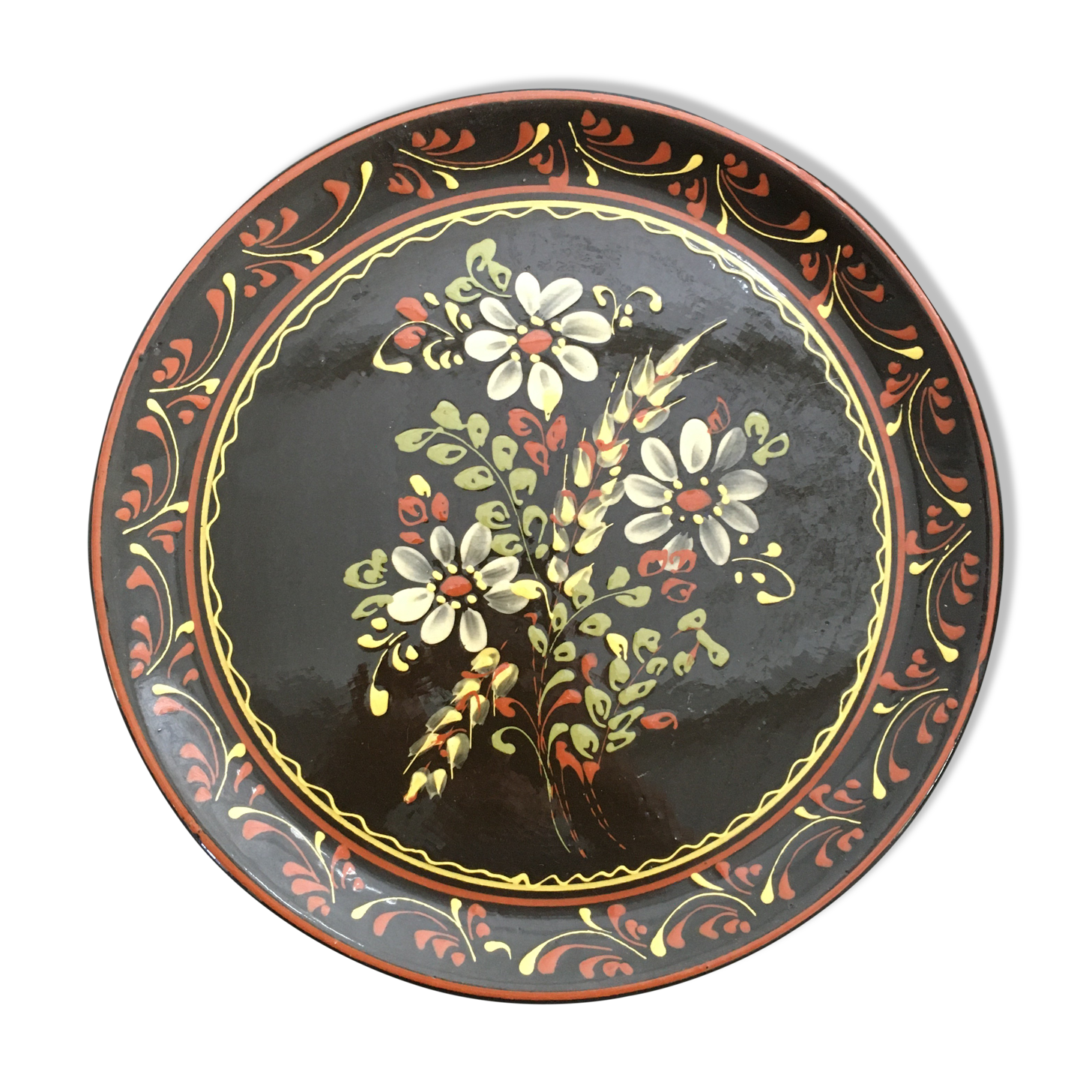 Floral decoration dish
