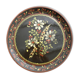 Plat décor floral