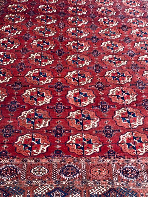 Ancient carpet Bukhara tekke 234x310