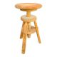 Tabouret en bois à vis 80's