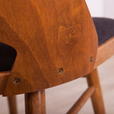 4 lollipop dining chairs from tatra, 1960s
