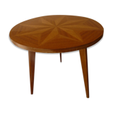 Table low tripod vintage inlaid