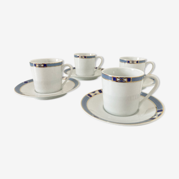 Porcelain cups and under cups