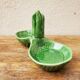 Green ceramic pepper shaker
