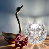 Lampe à poser vintage en verre