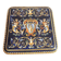 Coaster Earthenware Gien Renaissance Model Angel Cherub Putti Cobalt Blue