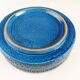 Giant blue ceramic ashtray by Aldo Londi for Bitossi
