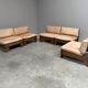 Mid-century brutalist lounge group, 1970s