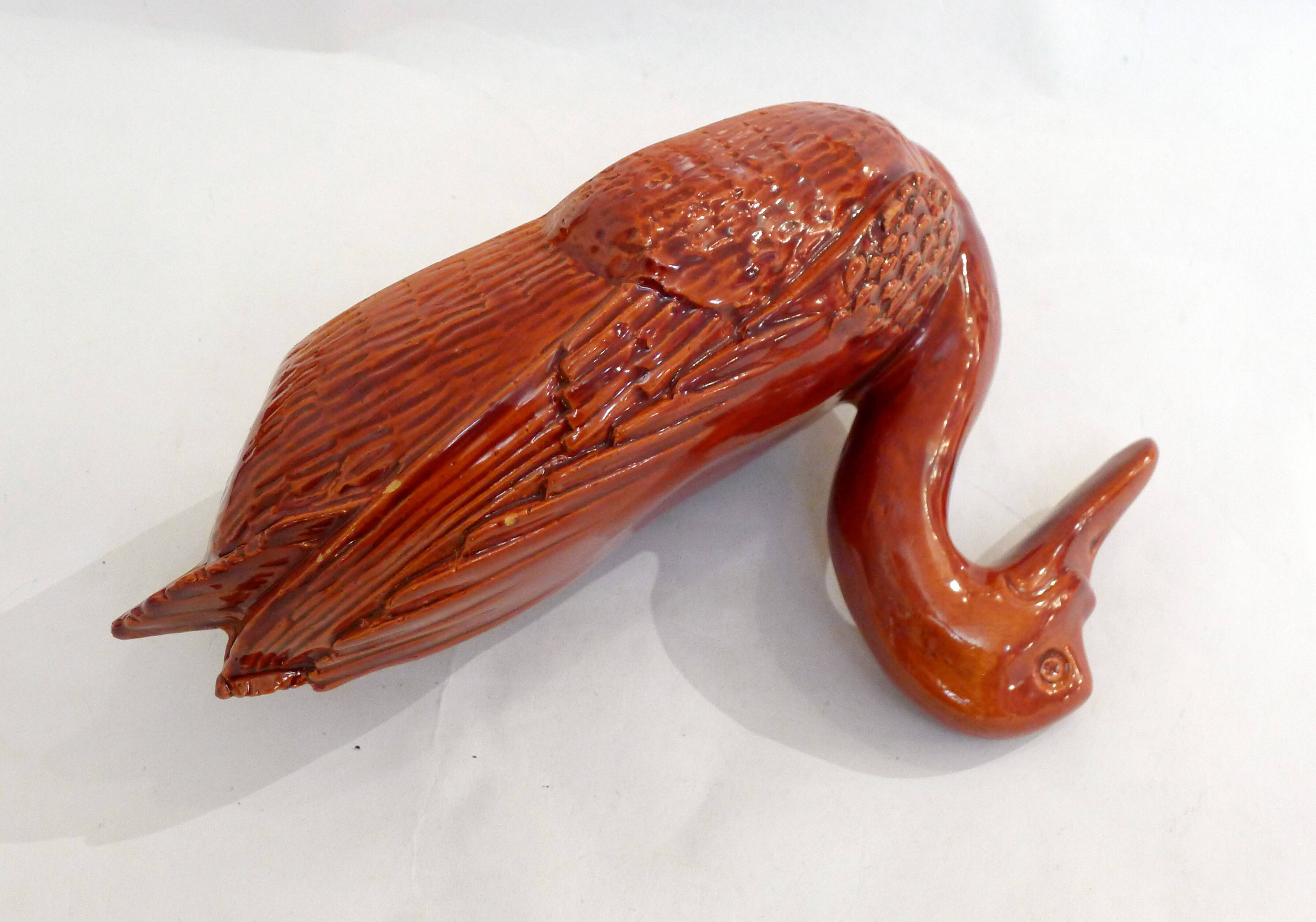 Terracotta slurry duck