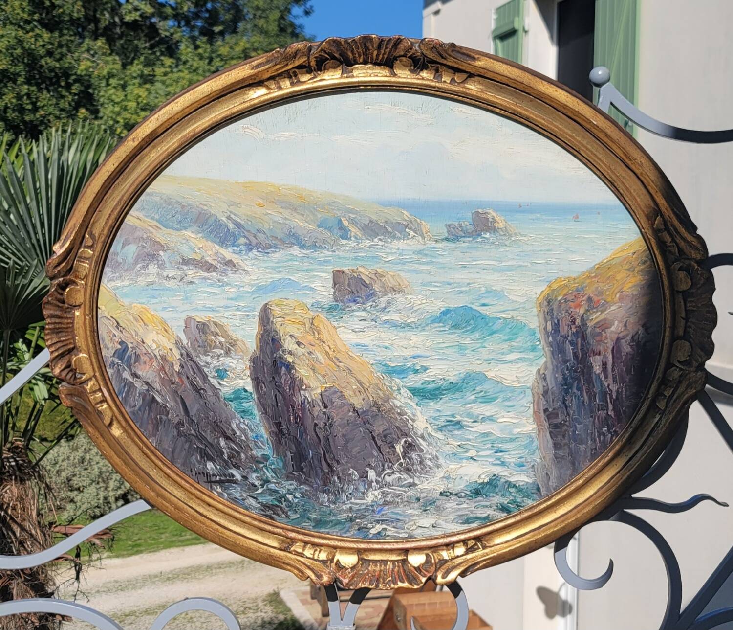 Peinture marine 19eme
