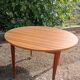 Vintage extendable round table