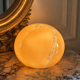 Vintage globe lamp signed Vianne