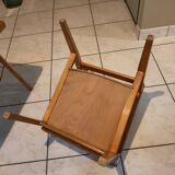 Children's armchair and desk in beech