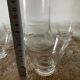 Decanter and glasses for whisky, wine, water, and liqueurs