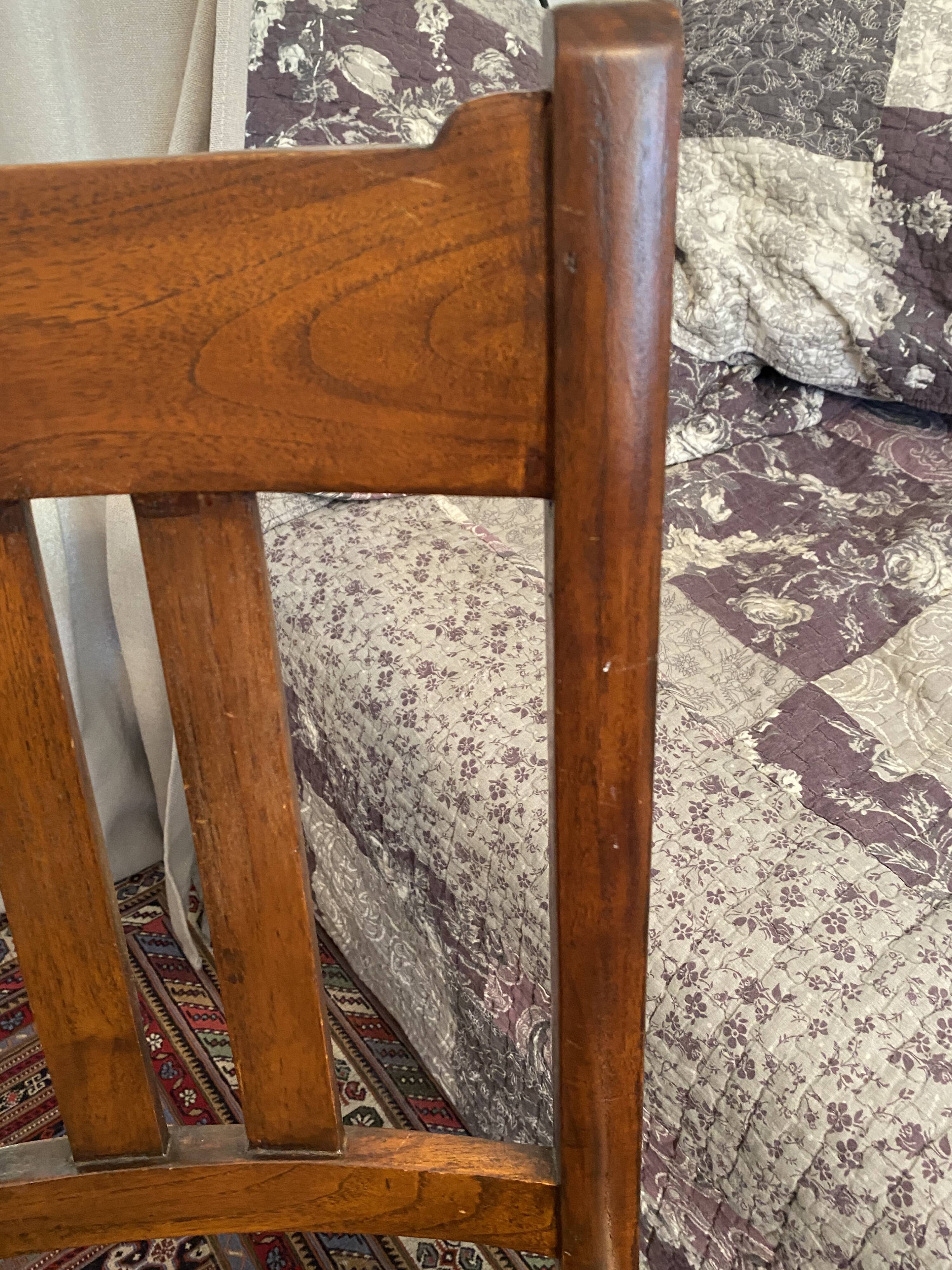Solid wood ladder chair
