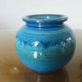 Ceramic pot cover Rimini Blue 60s
