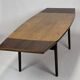 Table scandinave en palissandre par Henning Kjaernulf pour Bruno Hansen