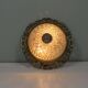 Vintage ceiling light, round, cut glass