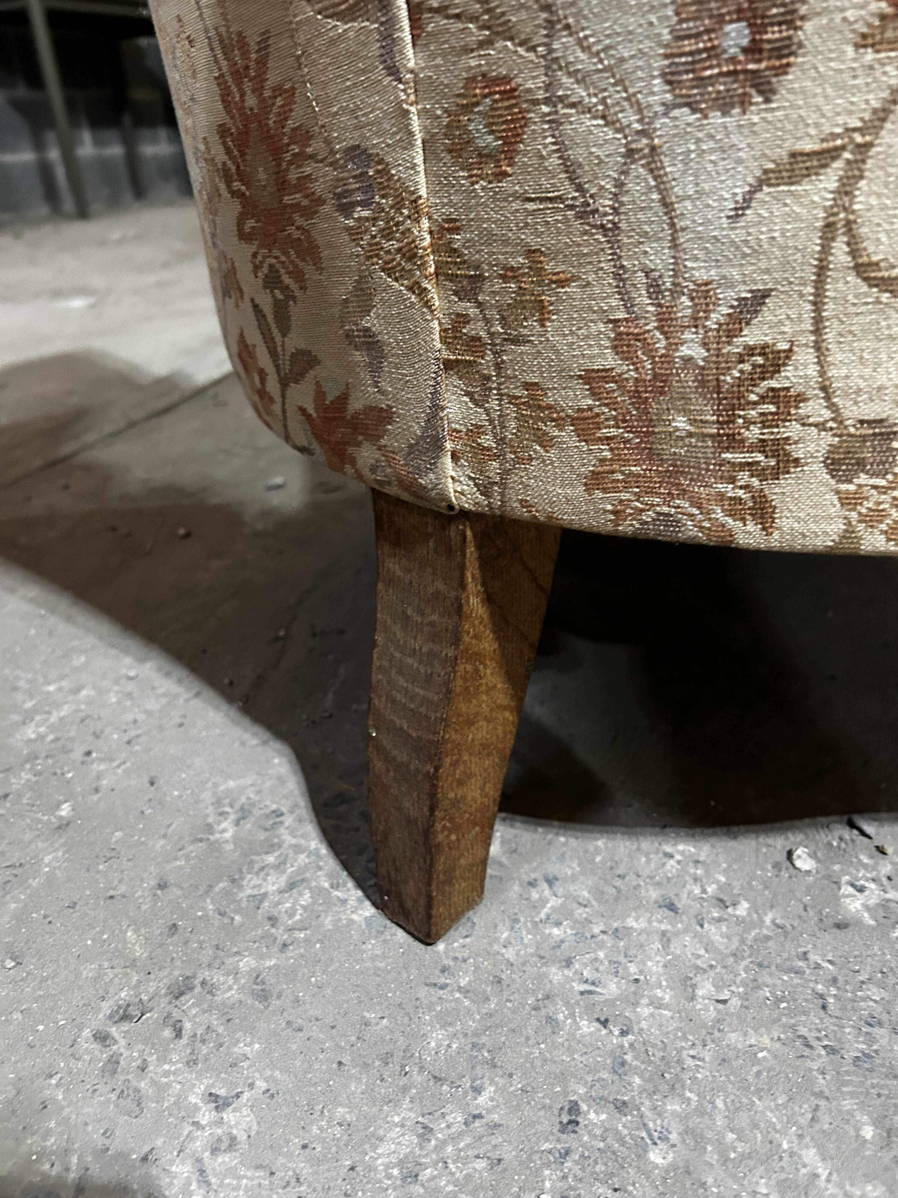 3 Art Deco armchairs, 1940