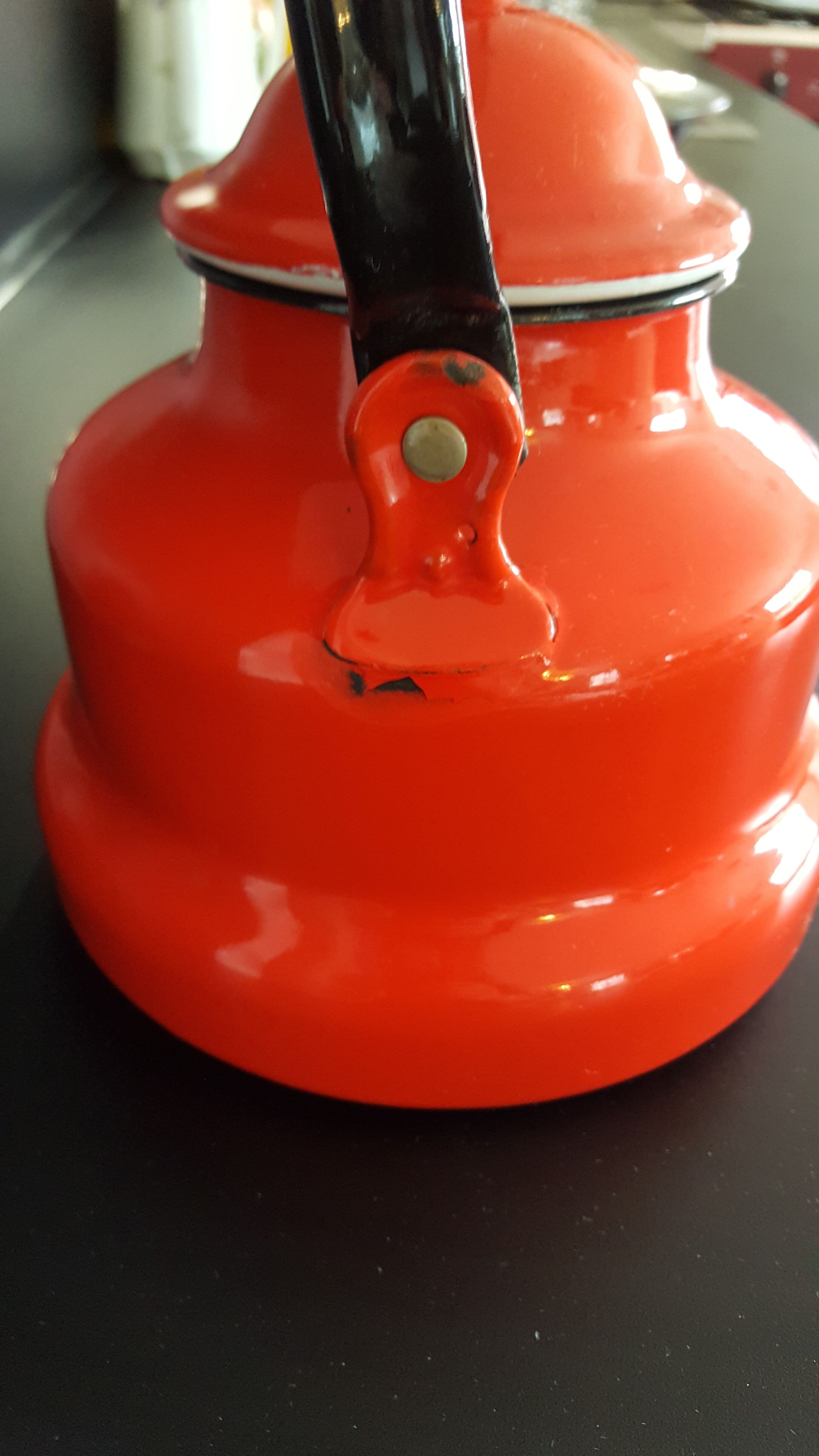 Red japy teapot