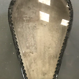 Vitrine de présentation en zinc et porte vitrée
