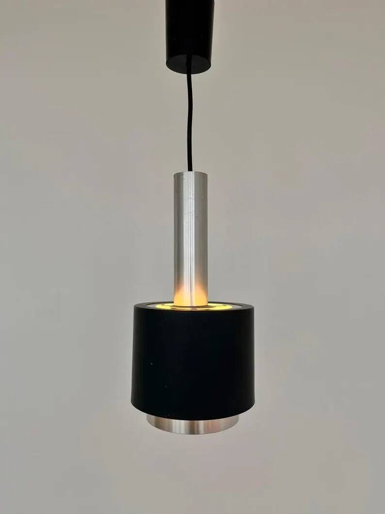 Pair of Midcentury Pendants Doria Leuchten, Germany, 1970s