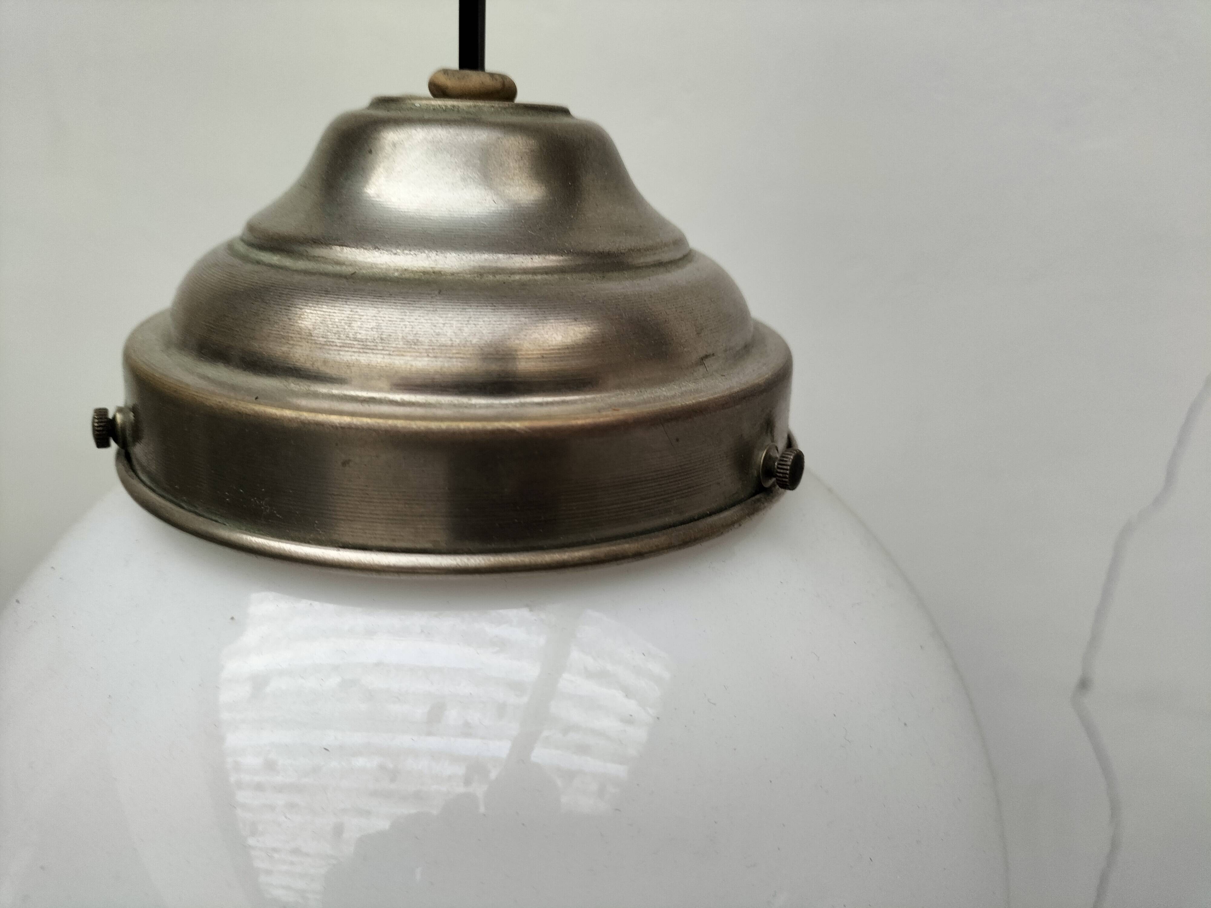 Opaline pendant lights