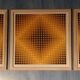 Optical Art Triptych - Victor Vasarely - Frames 30x30cm
