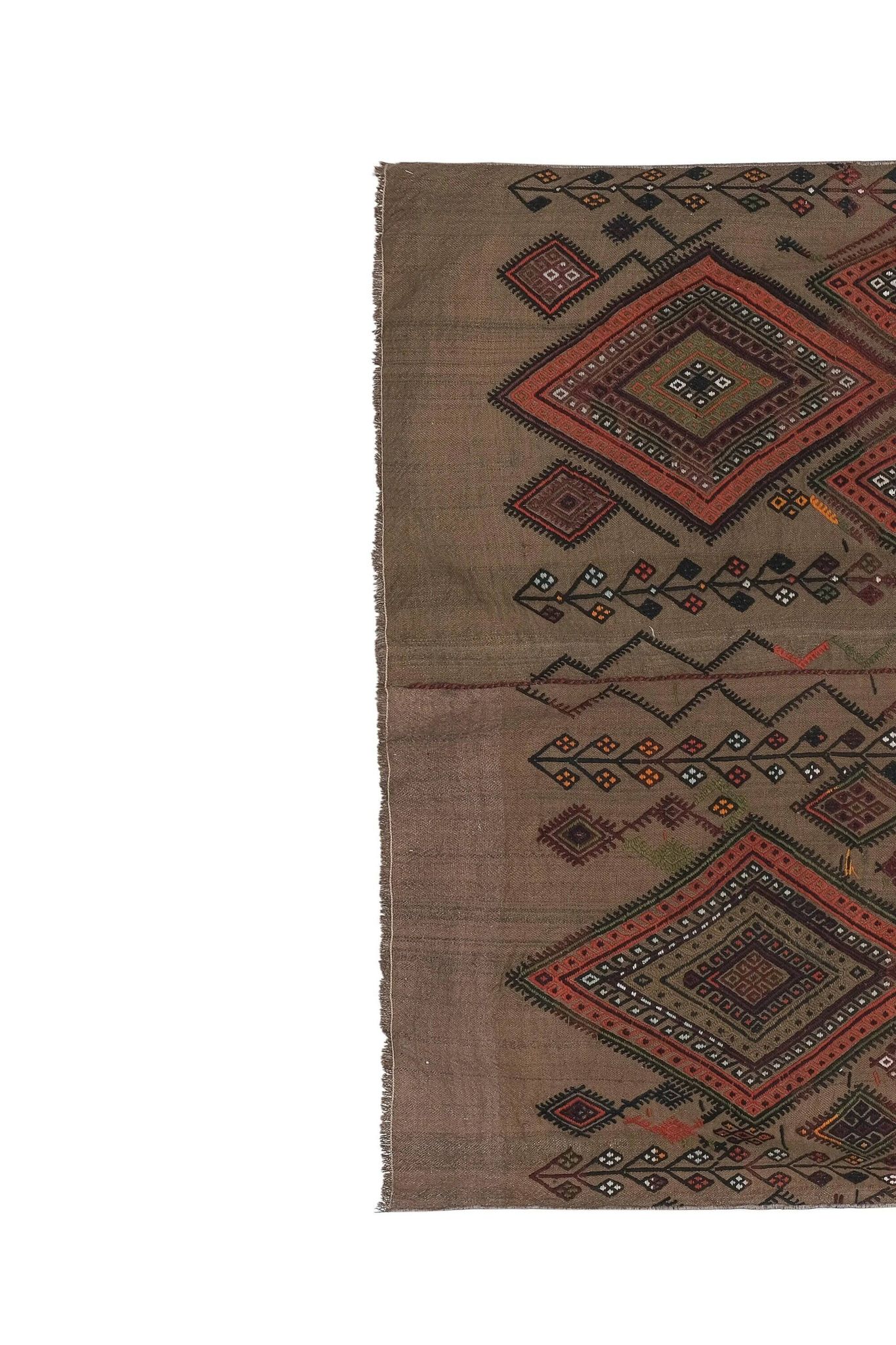 Tapis Kilim turc vintage tissé main