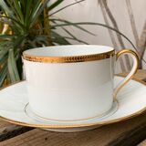 Jammet Seignolles Limoges porcelain and gold cup