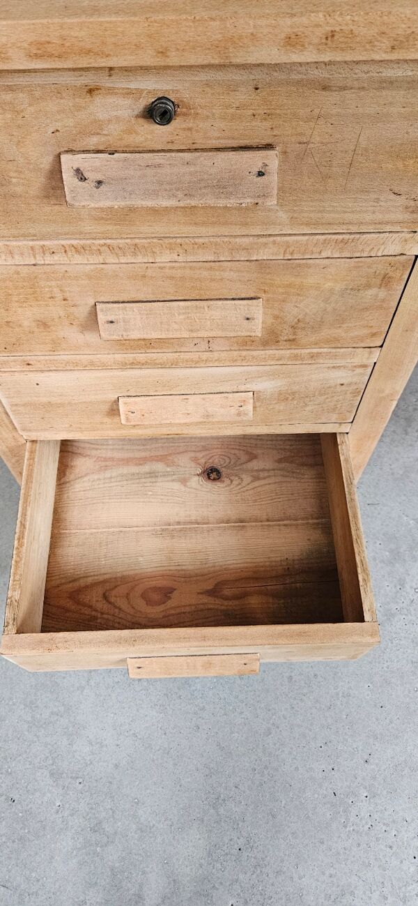 Grand bureau de maitre vintage 2 caissons