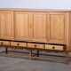 Brutalist Oak Sideboard attributed to Henning Kjærnulf, Denmark, 1960s