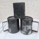 Lot of 3 vintage charity collection urns Piggy Bank Folk Art
