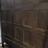 LXIII period cabinet with diamond points in molded walnut / 17th century