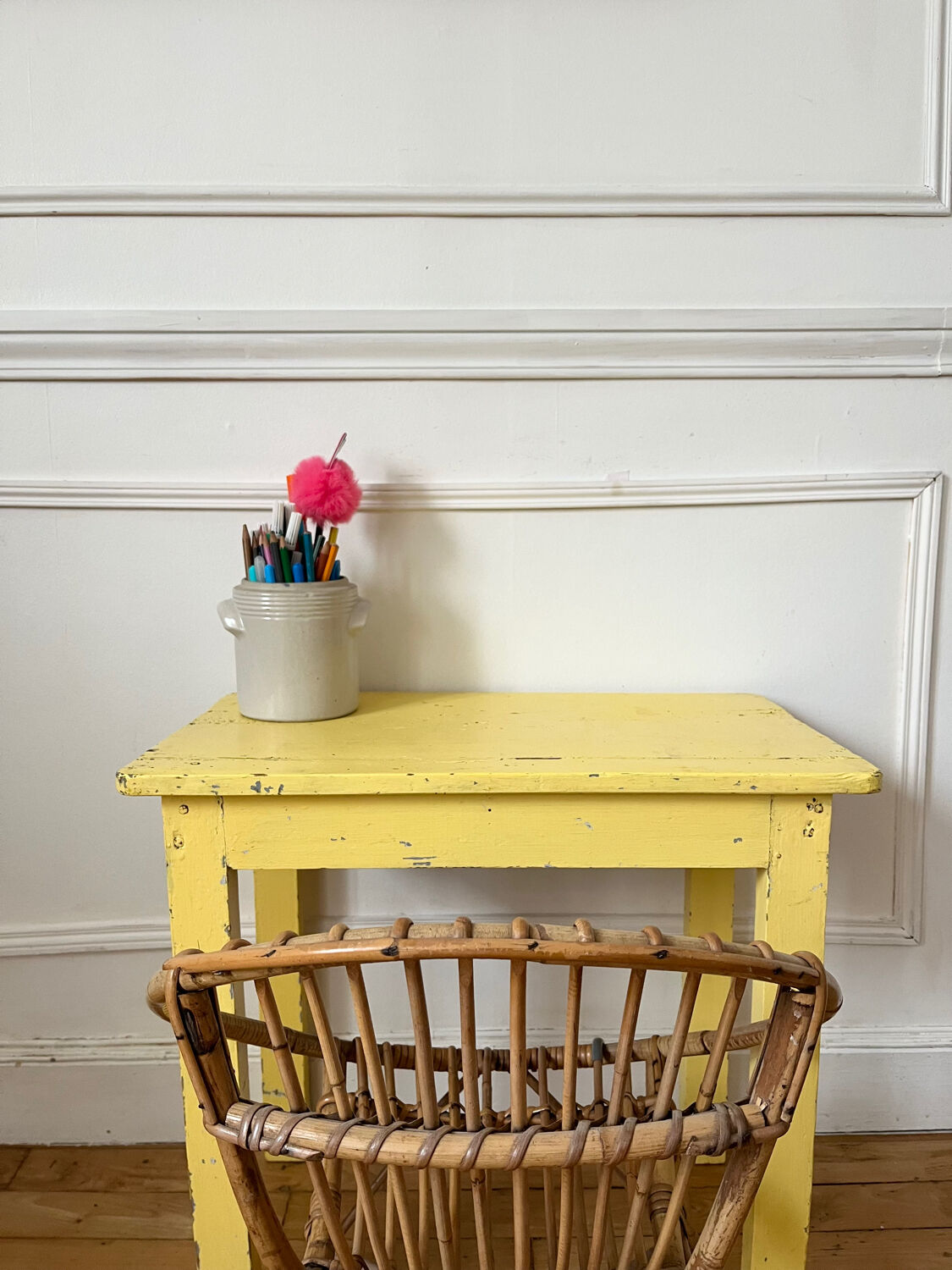 Children's desk and armchair set