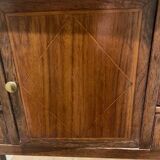 Narrow Louis Philippe walnut desk